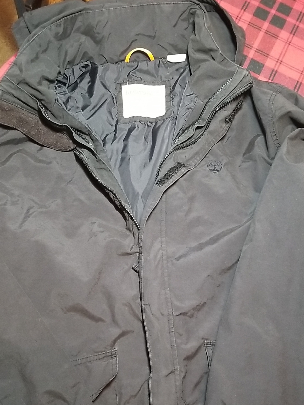 Timberland Men’s Black Hooded Field Jacket